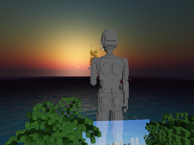 Colossus sunset