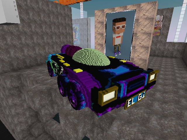 Meebits and Cyber crypto muscle cars go well together. Gallery's open!