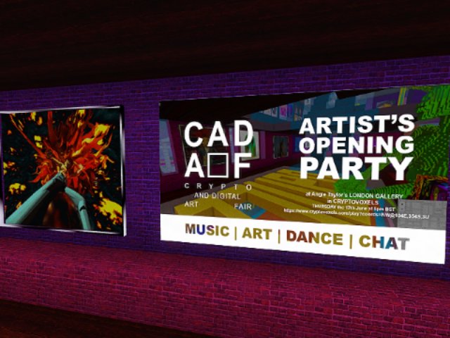 Come along to the CADAF opening party at 5pm BST today for live DJ sets from @Eclecticmethod and @theAngieTaylor - In parcel audio!!!!