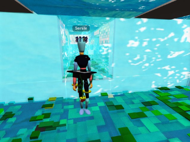 swimming today
