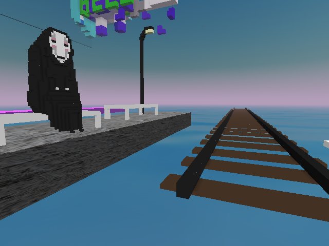 Waiting for a train