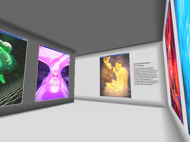 <3 So happy to see my collection on your walls. Thank you for hosting me! -Gwyn9x