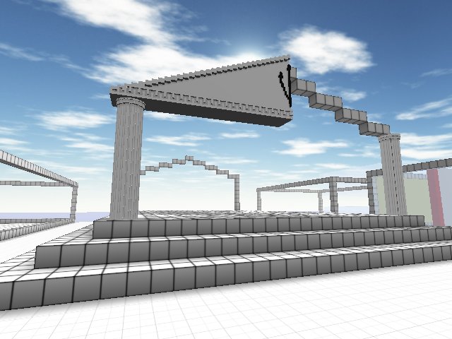 Temple building in progress