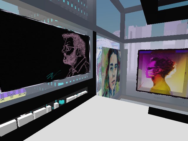 Two works by ROBNESS, but of course you have to see them animated for their full glitched out glory.