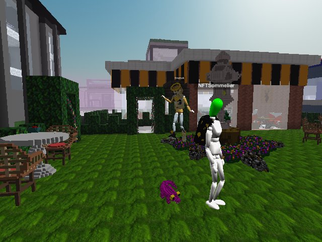 #dogetemple with #NFTSommelier and #Mavenarte with the purple aligator