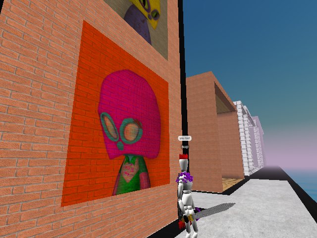 meeting a new friend #sup_metaverse during our #mavenarte tastemaker art tour :)