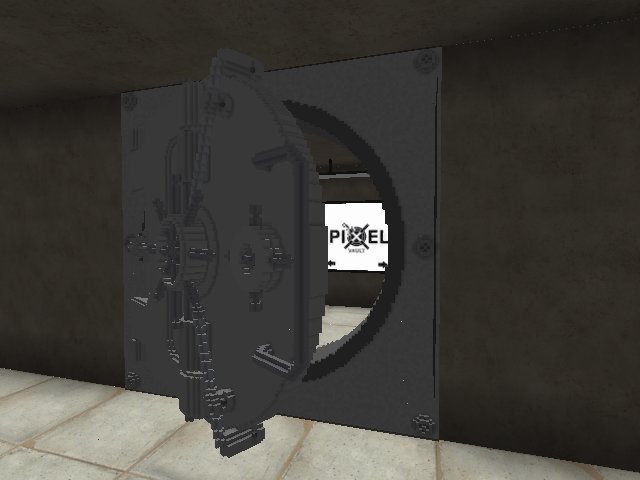 Pixel Vault! Someone left the door open.