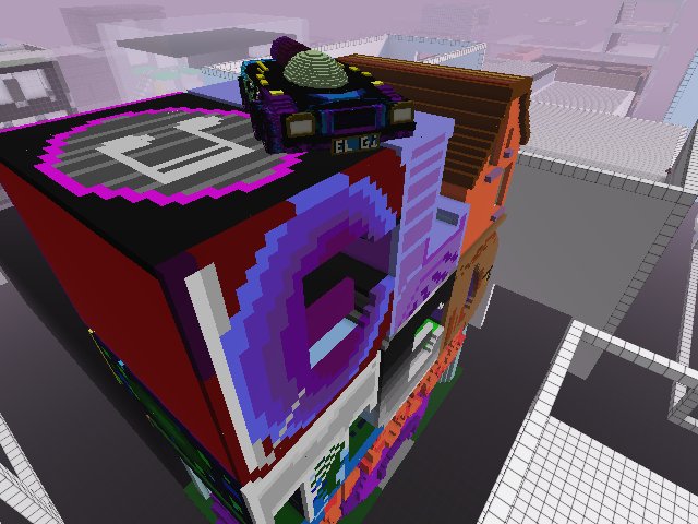 No garage. So I ;put the car on the roof.