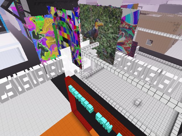 A great reason to make it so content can't extend more than one voxel into common space, not at all into someone elses parcel, and do something creative for voting on rode texture or something. This shoud be a bug report.