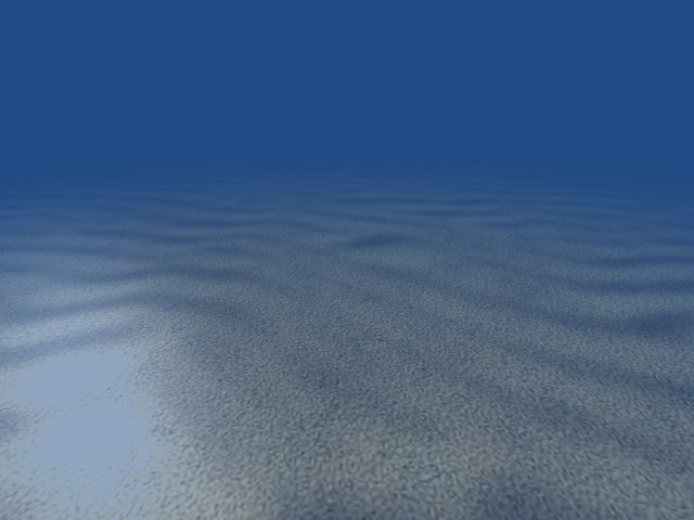 Oh so there is sand under the sea