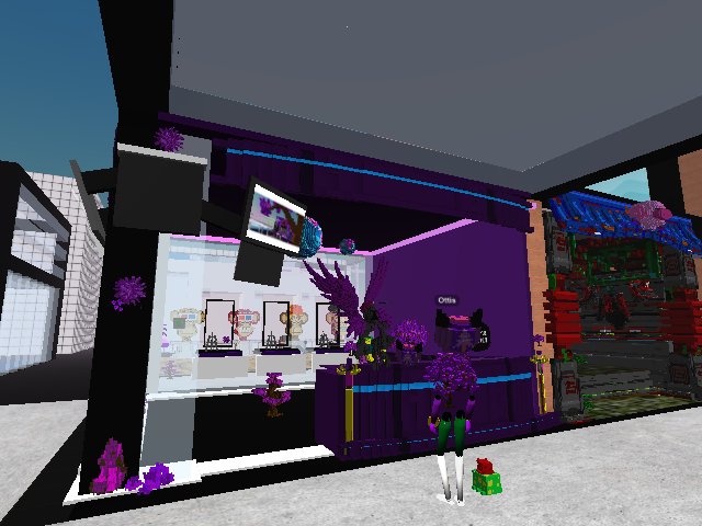 #ottis checking his #purplevalley wearable store at #voxwalk.. impromptu tour for #mavenarte tastemaker art tour series.