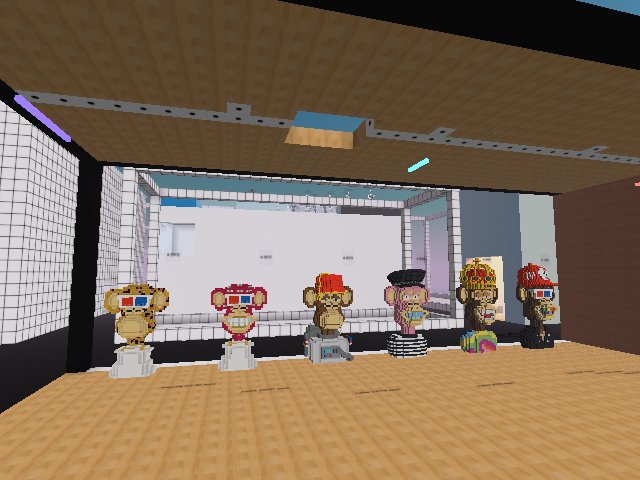 #voxwalk #boredapes voxel.. impromptu tour for #mavenarte tastemaker art tour series.