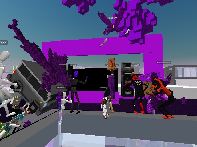 another great #purplevalley party - impromptu livestream here for #mavenarte tastemaker art tour series on #twitch 💜