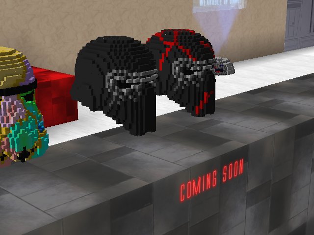 Coming soon:  Darth Vader's Goth Grandson's Helmets