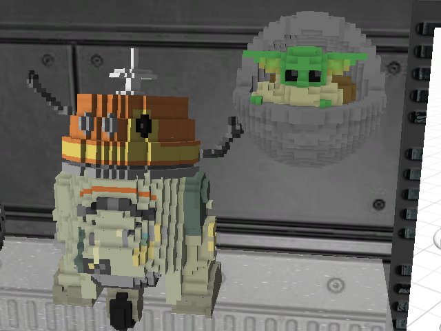 Chopper (WIP) and The Child