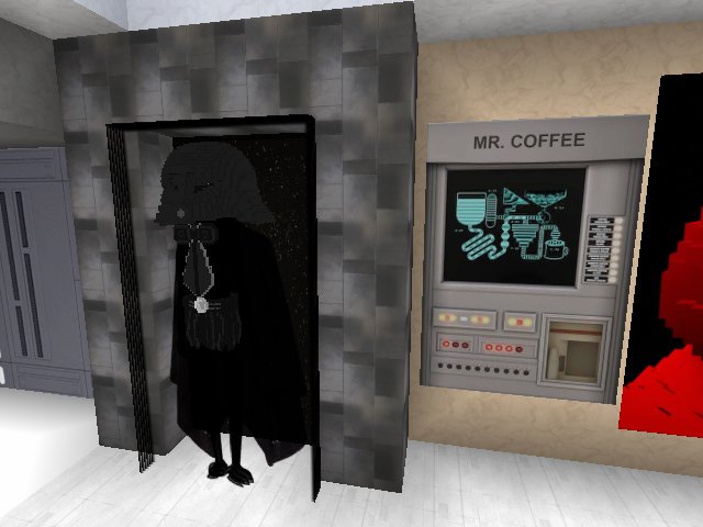 "I always have coffee when I watch radar."