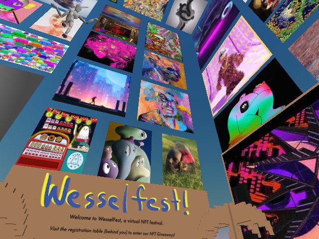 First day of Wesselfest! Community art and fun :)