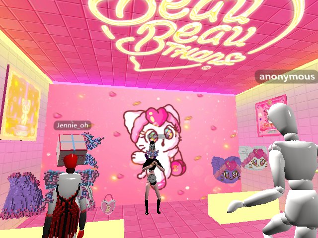 A strange person is dancing in my store.