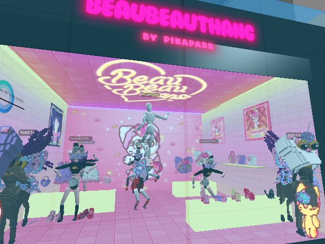 OMG A strange person is dancing in my store.