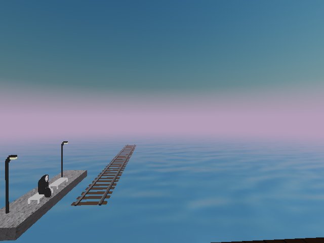 He looks lonely