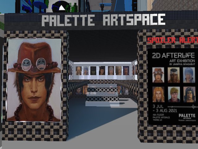 2Dafterlife by Pan Jinnipha at Palette Artspace. It is Parallel Art Exhibition in Metaverse and Actual Gallery. See more information on Facebook: palette.artspace Twitter:Palettebkk