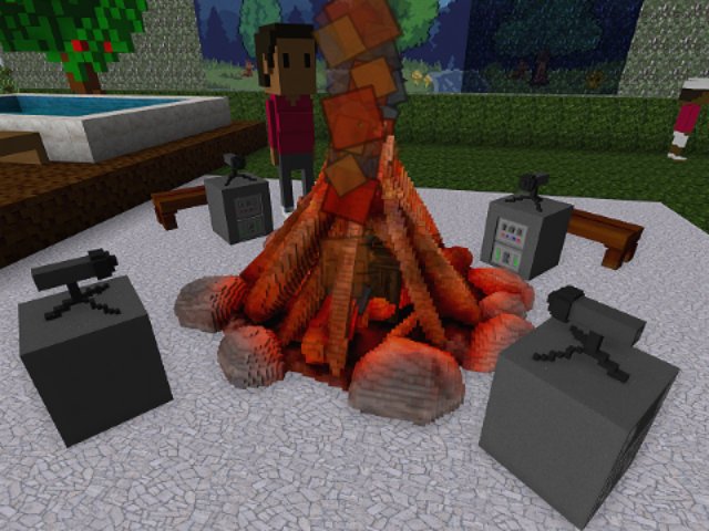 Good vibes round the campfire.