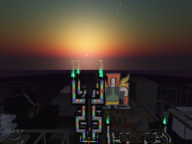 #sunset.. wow, since when CV has day vs night time. and check out this epic build. back to #mavenarte tastemaker art tour series .. livestream sometime soon.