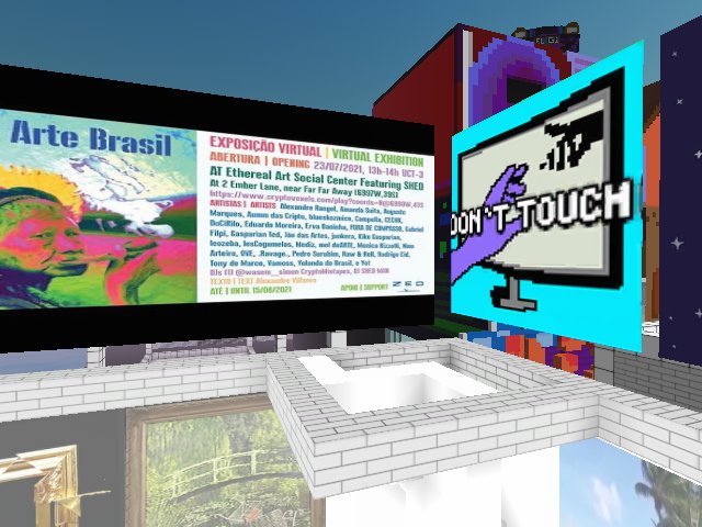 20 minutes for our Opening! Come to the metaverse version of the 1st presencial Brazilian NFT exhibition
