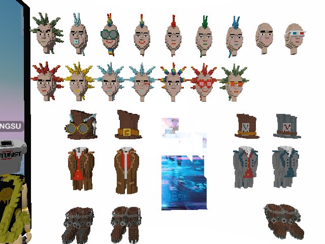More heads ... and some steam punk drip
