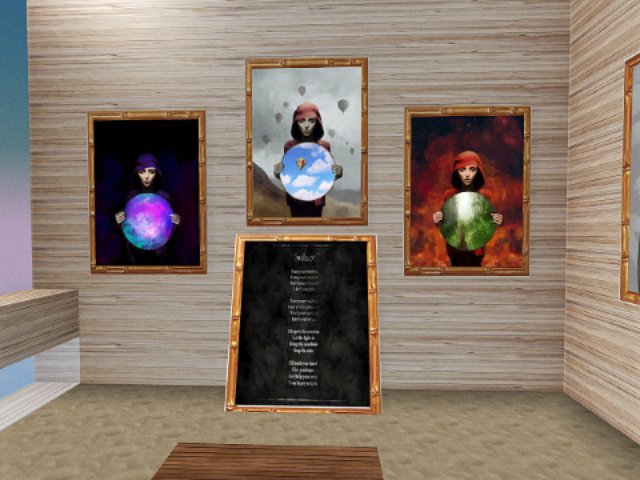 Solace @ the Beachgallery... Liliia Artist performing hard