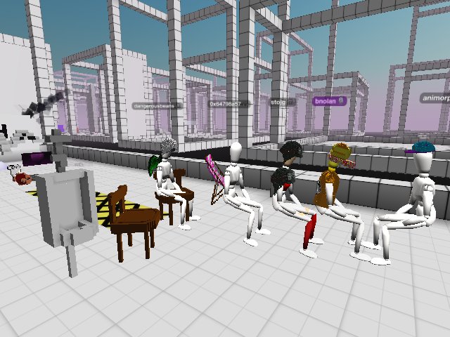 Devs just lounging around on the job
