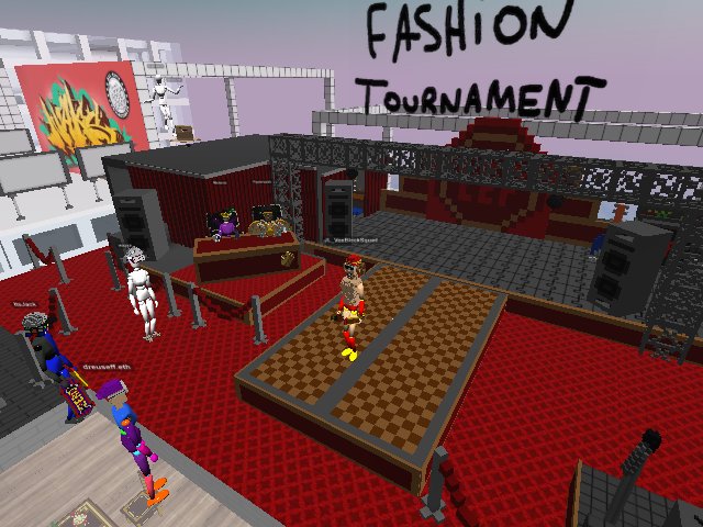 Macho Man JL flexin at the LeP Fashion Tournament!