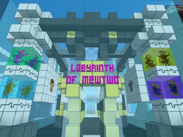 Newly constructed pillars! 

Can you navigate the Labyrinth?