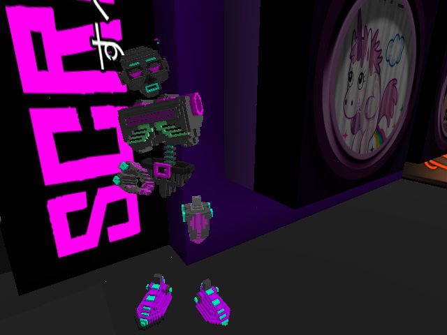 Chillin by the Voxel Hotel