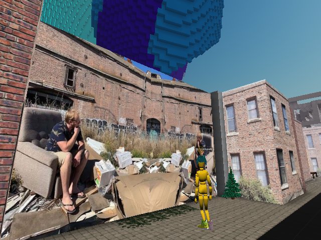 Give an Avatar a Voxel he can build for a day, give him a MetaWorld and ....