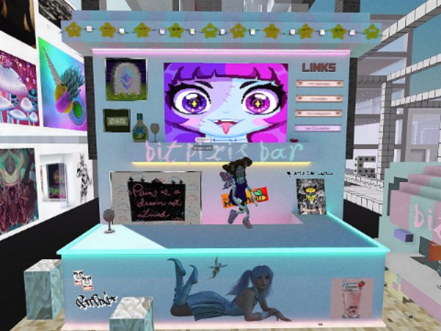 Free drinks and live music on Bitpixi's Bar right now