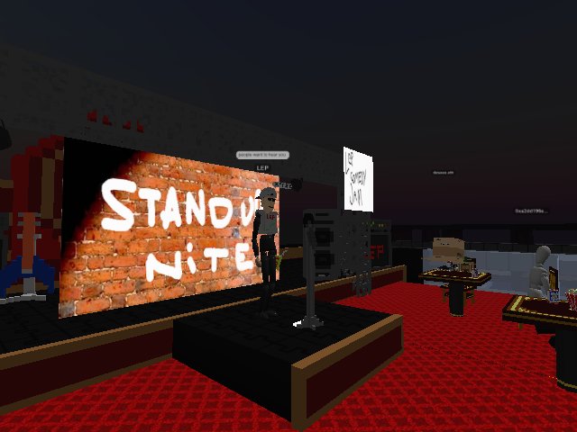 comedy night at LEPEMPIRE! Come grab a seat!!