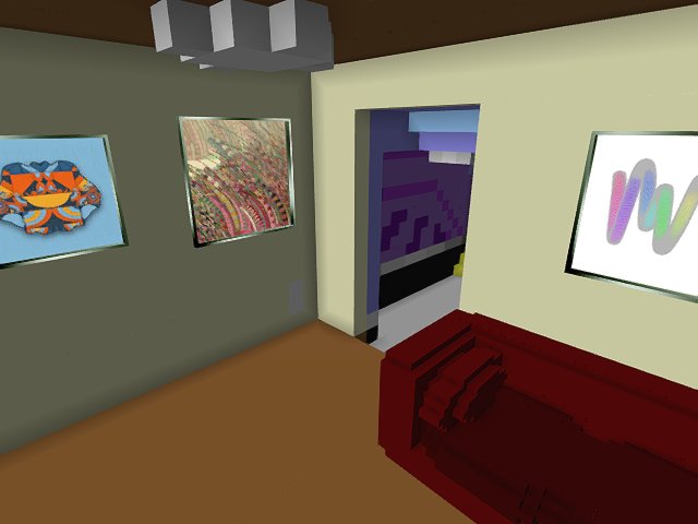 Generative art living-room.