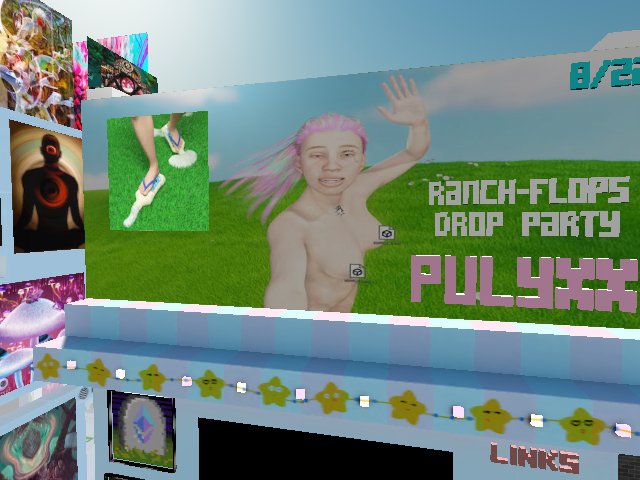 At 5PM EST, Bitpixi presents Pulyxx! (Starts after the Purple Valley party ends) Ranch-flops drop party on Foundation and live-stream of a unique avatar.