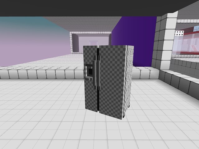 New checkered fridge! Now avail on OpenSea (tap it for link).