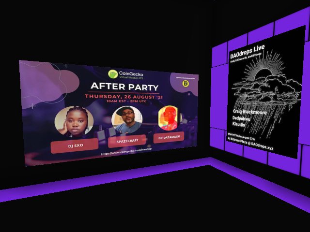 CoinGecko After Party coming up today!

10AM EST / 3PM BST / 10PM SGT