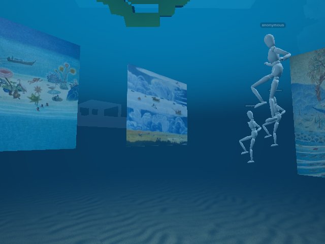 Exhibition in the sea