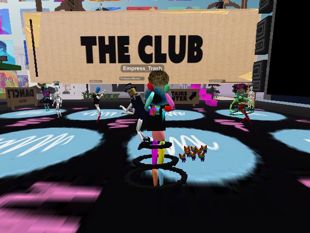 Posing in front of the club! Empress! :)