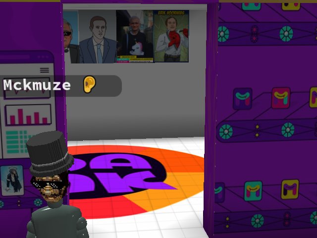 Me & Mckmuze at the MemeFactory Showcase Room
