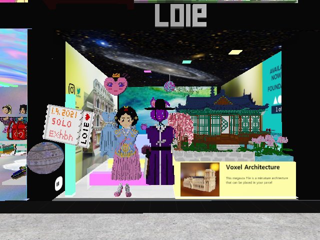 Voxelart Solo #Exhibition _ Loie
1st-7th Sep