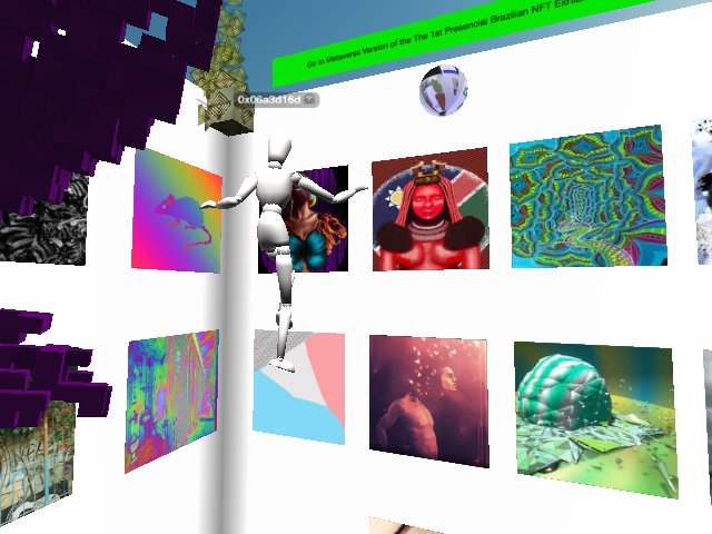 so cool exhibition with @brazucasnft on cryptovoxels. It’ll be open tomorrow  whit more than a hundred Brazilians  artists. So find Himba tribe there and have fun.