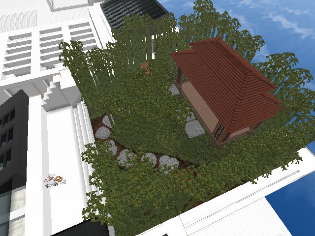 Bambo roof top garden