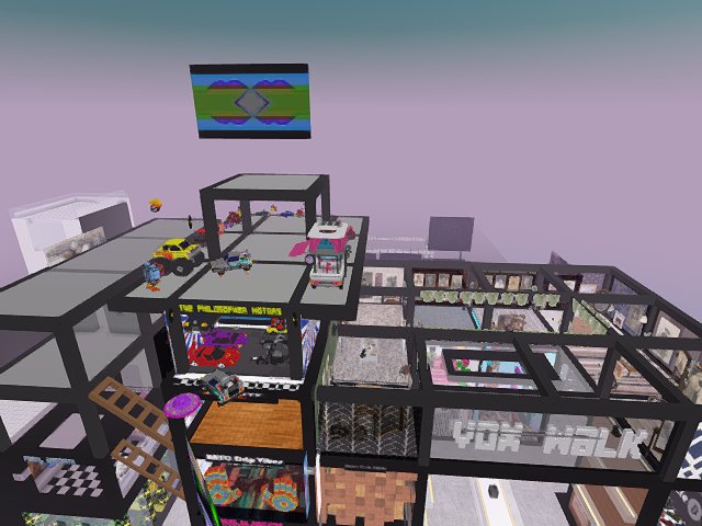 Something is rising at the roof of Vox Walk! There will be speed!