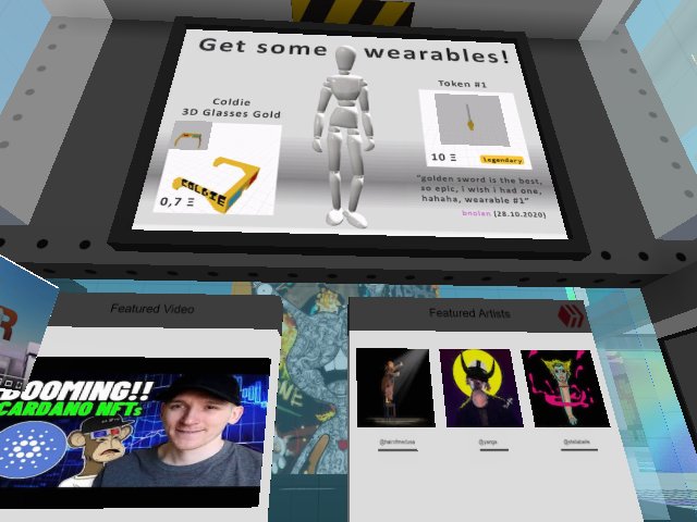 Billboards at portal station