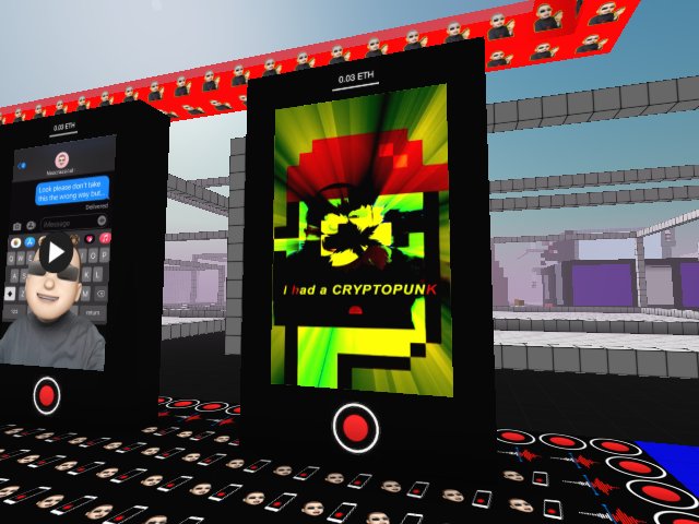 I WISH I HAD A CRYPTOPUNK !!! Just displayed a new NFT skit :D